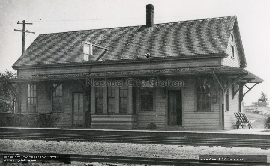 Postcard: Railroad Station, Lakeville, Massachusetts
